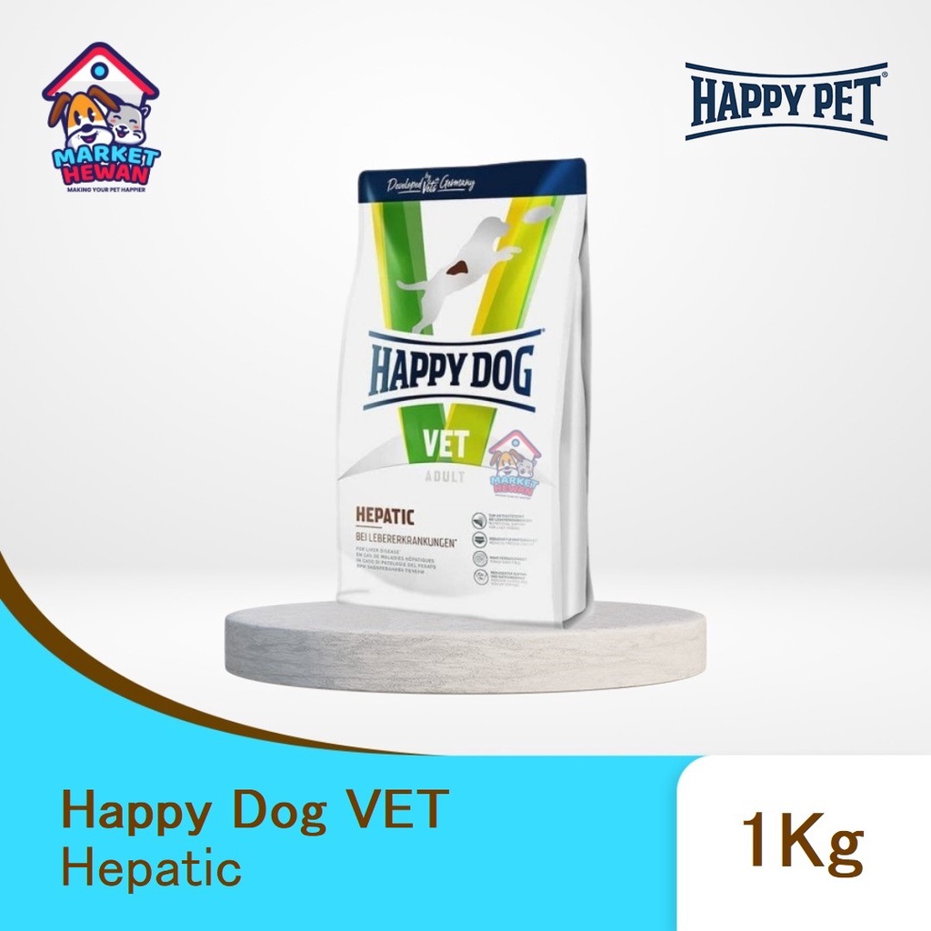 Happy Dog Vet Diet Hepatic 1 Kg Makanan Anjing Untuk Liver