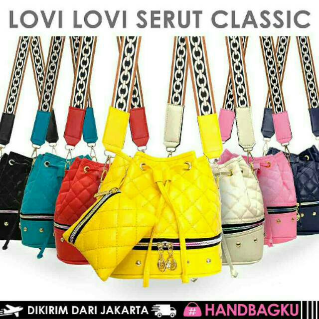 PROMO TAS LOVI LOVI SERUT FASHION WANITA IMPORT BATAM