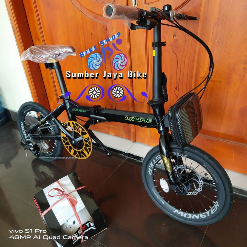 Sepeda Lipat 16 Inch Pacific Splendid AX &amp; Splendid 500 Alloy