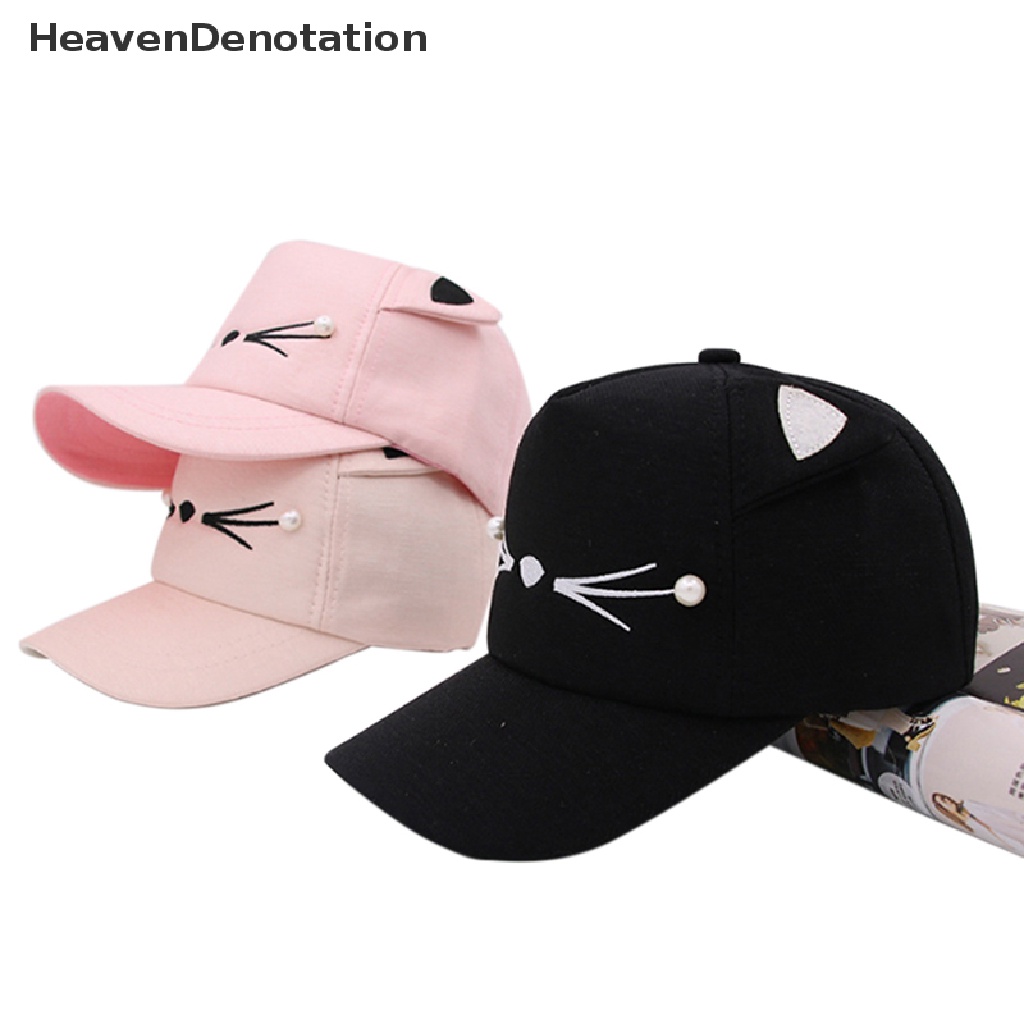 [HeavenDenotation] Adjusted Baseball Hip-Hop Golf  Cat Ear Cap Outdoor Cotton Sun Hat