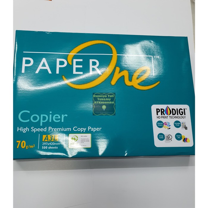 

Kertas HVS A3 70 Paper One 70GSM 70GRAM RJT