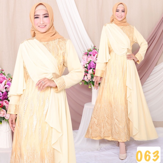 Gamis jemia 063⛔️sale⛔️