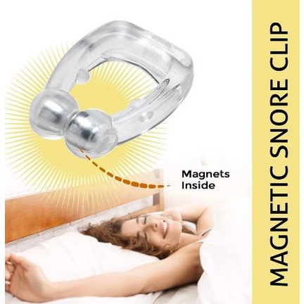 Snore Stopper Nose Clip With Magnetic Alat Anti Ngorok Anti Dengkur Original