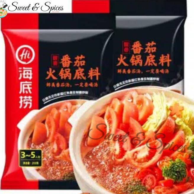 

W0EU HAI DI LAO TOMATO SOUP BASE SEASONING HAIDILAO TOMAT HOTPOT SHABU MALA BAF1