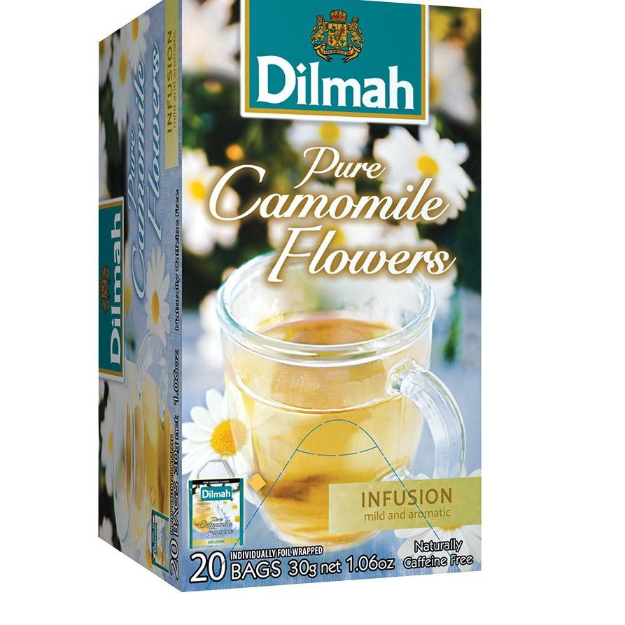 

(NEW ARRIVAL) Dilmah Pure Camomile Flower Tea - Teh Celup