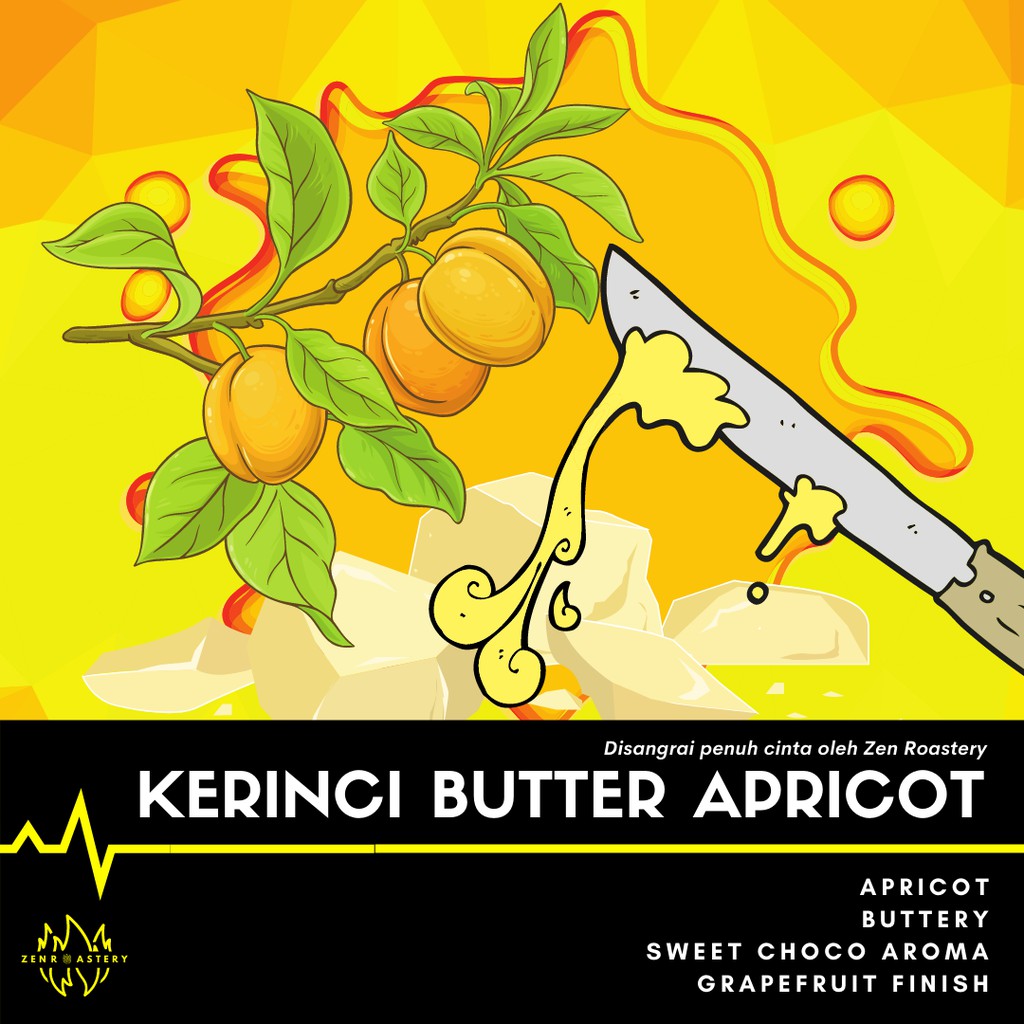 

Kopi Kerinci Butter Apricot 100 gr Zen Roastery