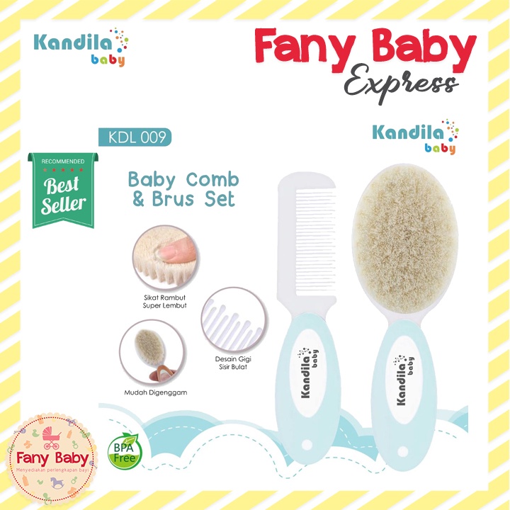 KANDILA COMB AND BRUSH / KDL- 009 (SISIR BAYI RANDOM)