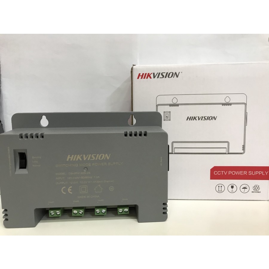 Power Supply CCTV Hikvision 4 Channel DS-2FA1225-D4