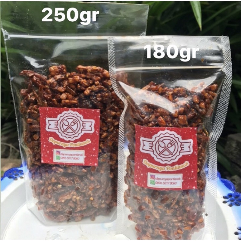 

Sambal teri tempe/teri kacang/teri kacang tempe UKURAN 250gr