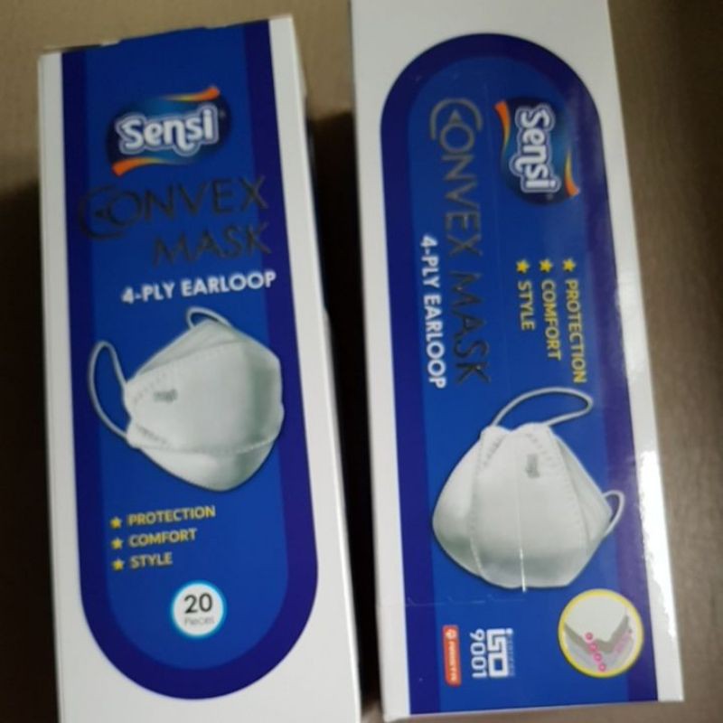 masker sensi convex mask  4 ply earloop model evo warna warni  dijamin original 100%