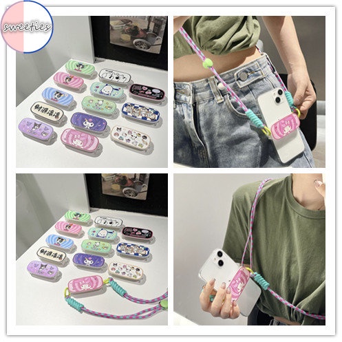 Case buckle Klip anti Jatuh Motif Kartun Gaya Korea Untuk Iphone 12 / 13 / 14