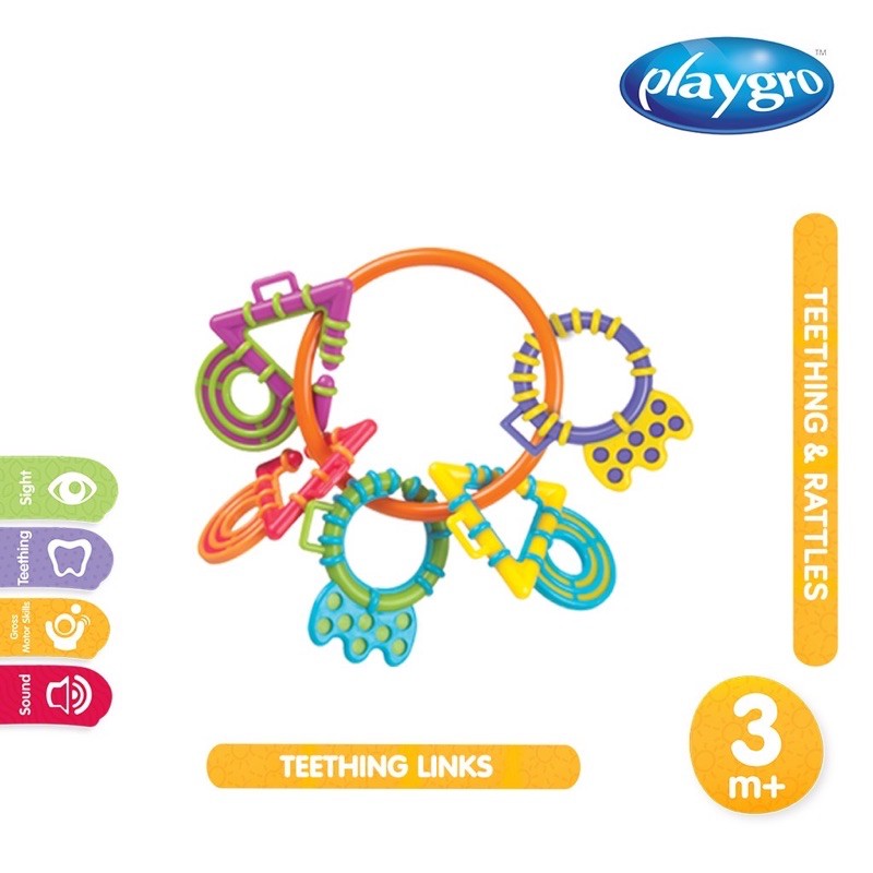 Playgro Teething Links - Gigitan Bayi