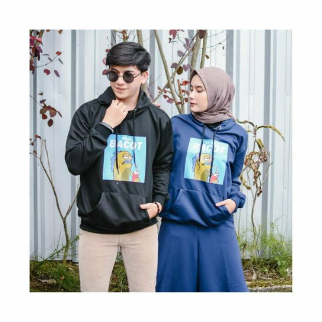 BACOT HOODIE UNISEX - ATASAN HALUS TEBAL TERLARIS