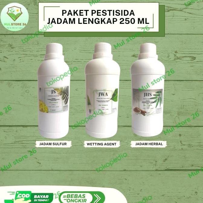 

TERPERCAYA PAKET HEMAT PESTISIDA JADAM ORGANIK 250 ML / JWA / JHS /JS / JNP