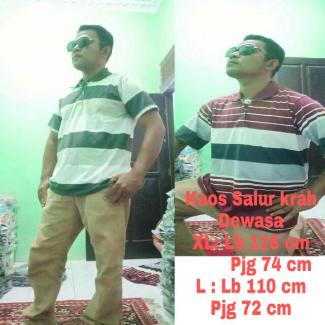 Kaos Krah Salur Dewasa/Randoom/Size M L XL