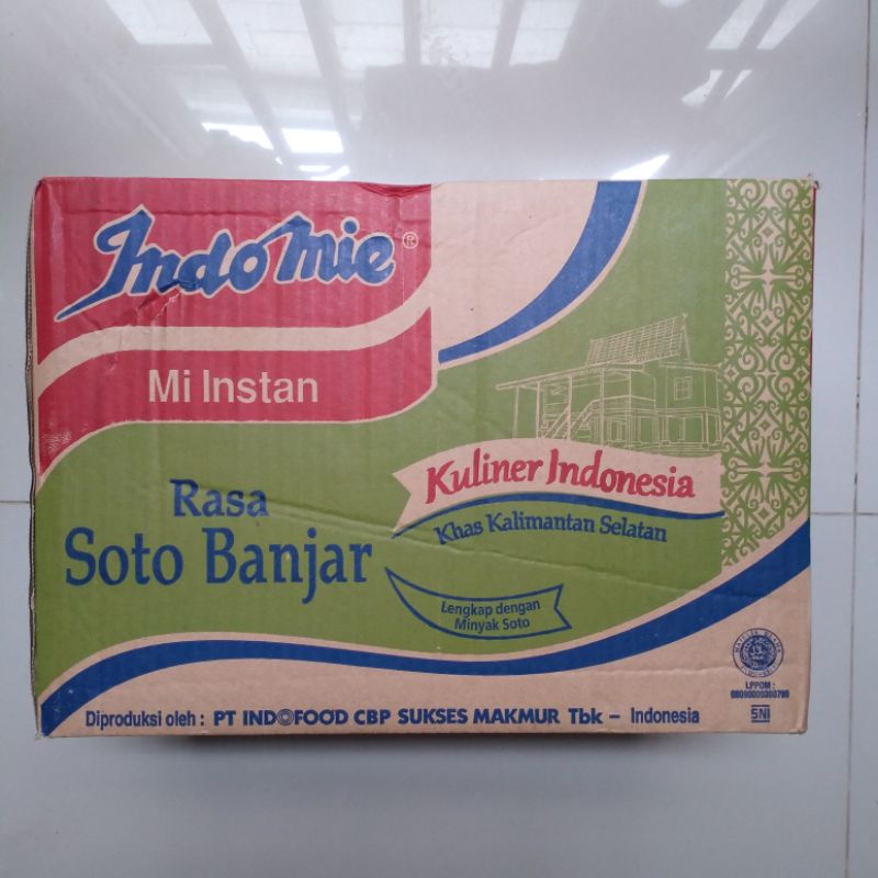 

[BAYAR DI TEMPAT] INDOMIE RASA SOTO BANJAR 1 DUS ISI 40 BUNGKUS