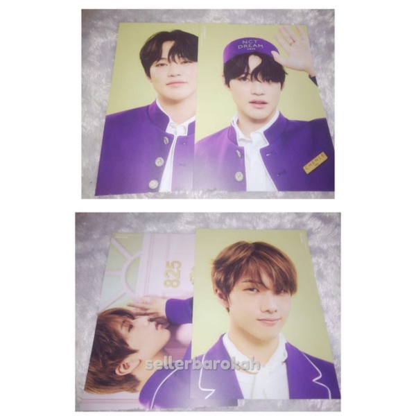 Sharing Poster A4 season greeting 2022 nct dream chenle jisung jaemin haechan
