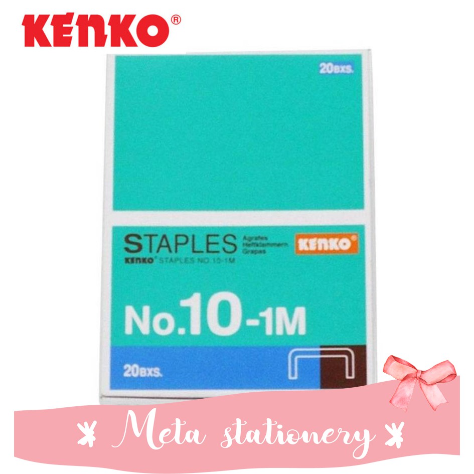 

Isi Staples / Stapler Kenko No 10 - 1pak (20pc)