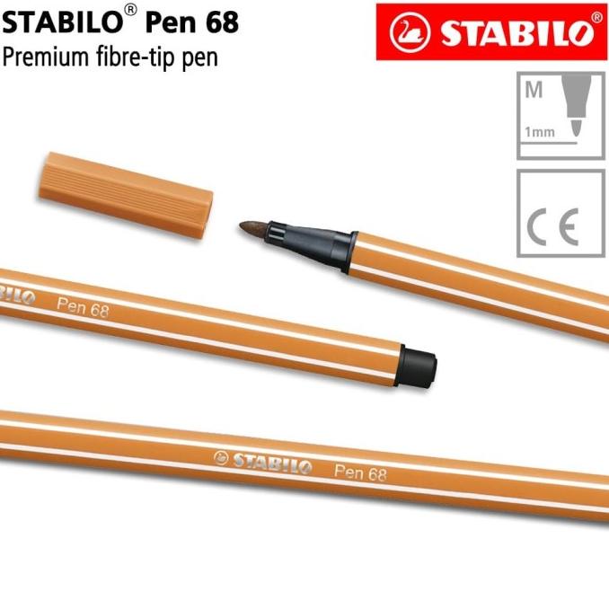 

STABILO Pen 68 Dark Ochre Isi 1 pcs / Highlighter Pen / Marker