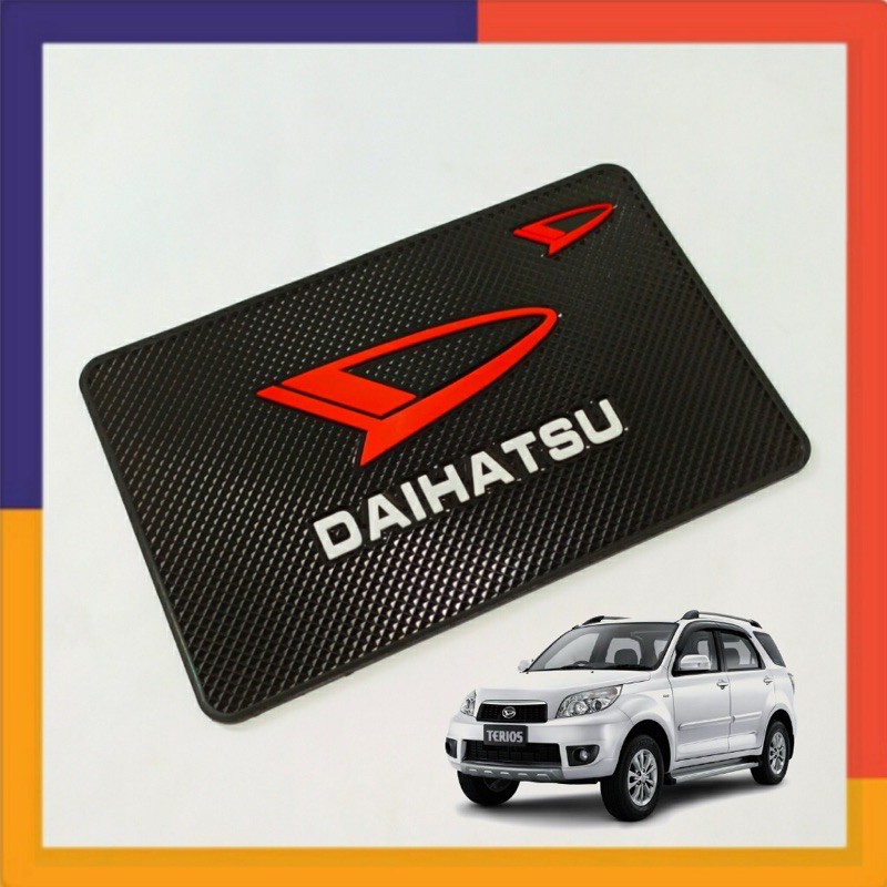 anti slip mat Dashboard mobil logo Daihatsu terios xenia