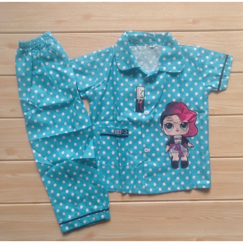 Piyama Polka LED MQhijab (1-6 th)