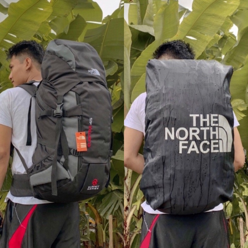 TERBARU TAS GUNUNG CARRIER PRIA WANITA 45 FIT 50 LITER OUTDOOR Logo The North Face