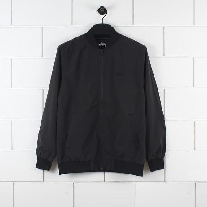 Stussy Bamboo Bomber Jacket Black .Deevagrosir.Olshop