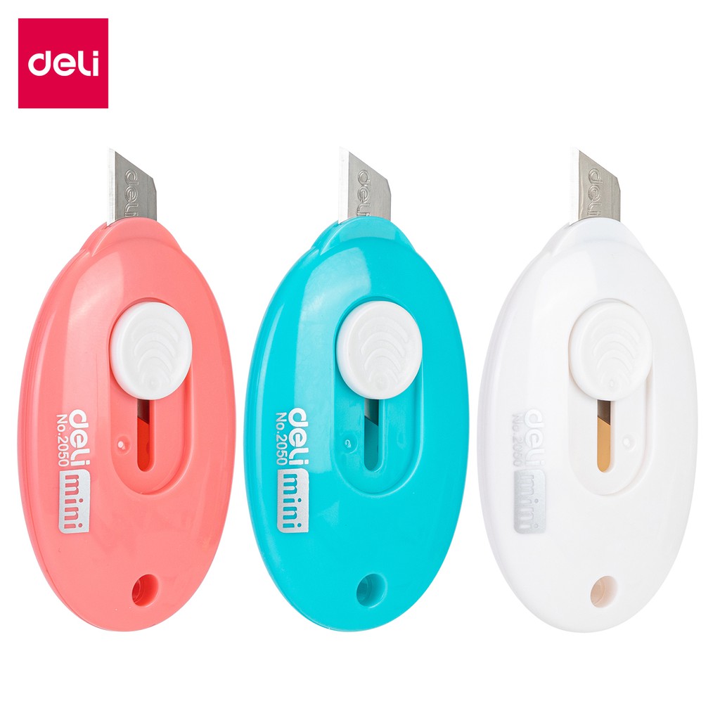 

Deli mini cutter, portable, tajam, tidak mudah berkarat, 4 warna, untuk buka paket