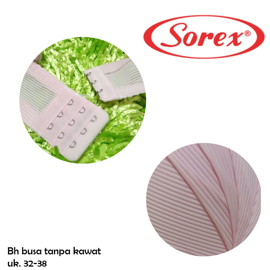 RC Sorex Bra/BH Tanpa Kawat Super Soft Busa Sedang Tipe 17238