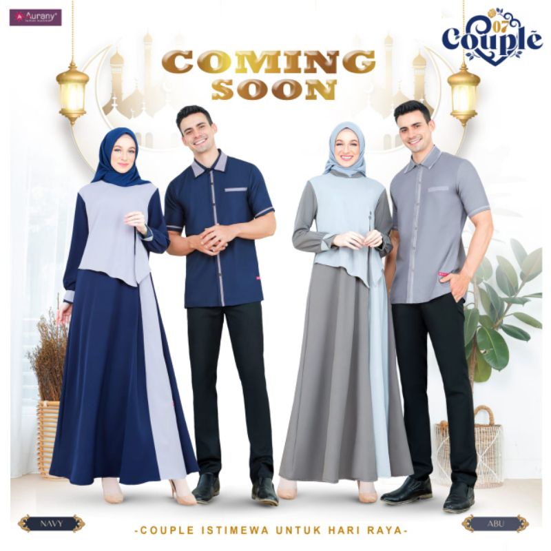 BAJU COUPLE TERBARU AURANY FASHION-COUPLE 07 KOKO DAN DRESS TERBARU,TERLARIS [ LIMITED STOK ]