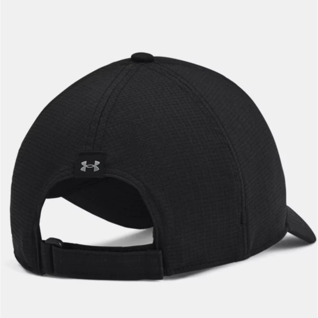 Topi Under Armour IsoChill ArmourVent ADJ HITAM BLACK Adjustable Cap 1361528-001 Original 100%