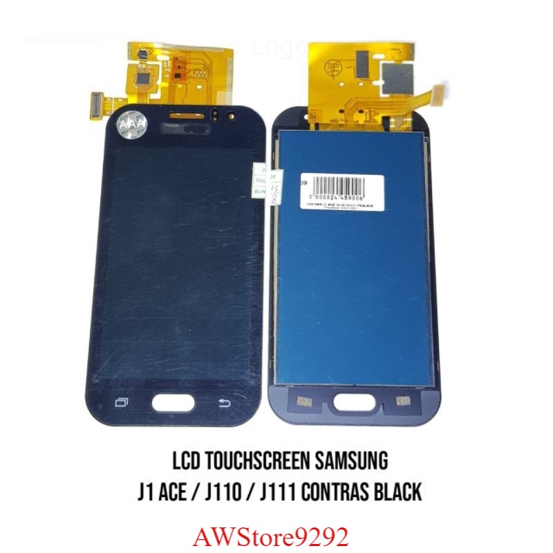 Layar Sentuh LCD TS Touchscreen Fullset Samsung J1 ACE J110G J111 AAA CONTRAS BLACK - BLUE - WHITE