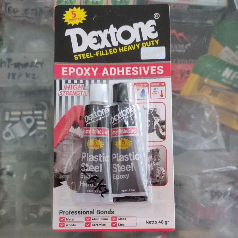 

LEM DEXTONE PLASTIC STEEL EPOXY / LEM BESI 5 MENIT ASLI Original