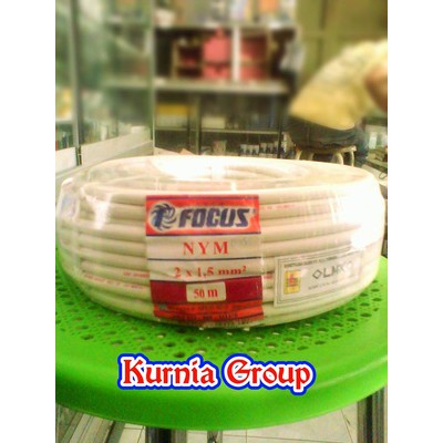 Kabel NYM 2x1,5 mm FOCUS jual Per Meter
