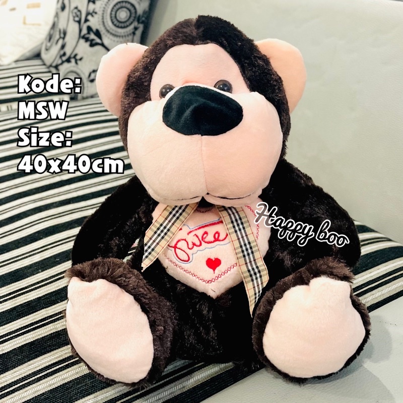 boneka monyet monkey sweet MSW 40cm sedang medium