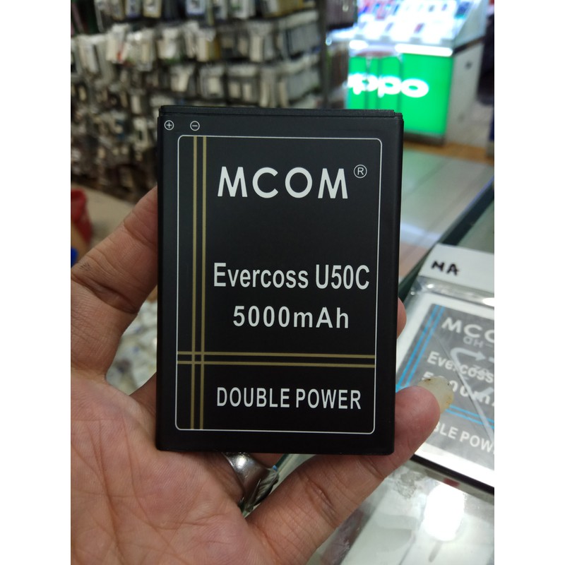 Battery Batre Baterai Double Power Mcom Evercoss Cross U50C WINNER Y SELFIE PLUS