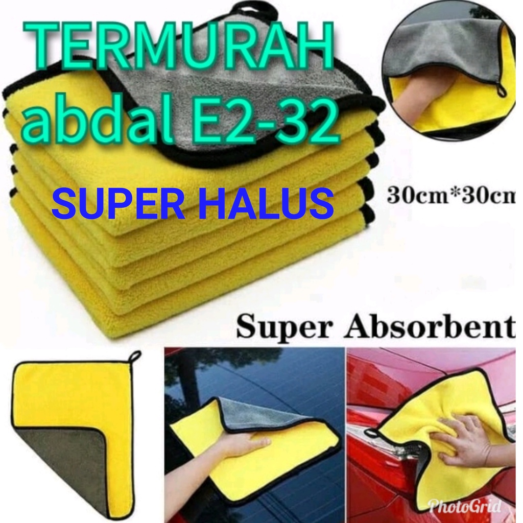 KAIN LAP MOBIL MOTOR MICROFIBER 30x30 SUPER HALUS