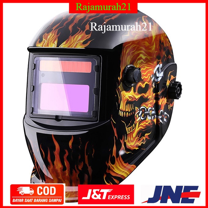 DEKO Helm Las Otomatis Auto Darkening Welding Helmet - MZ224