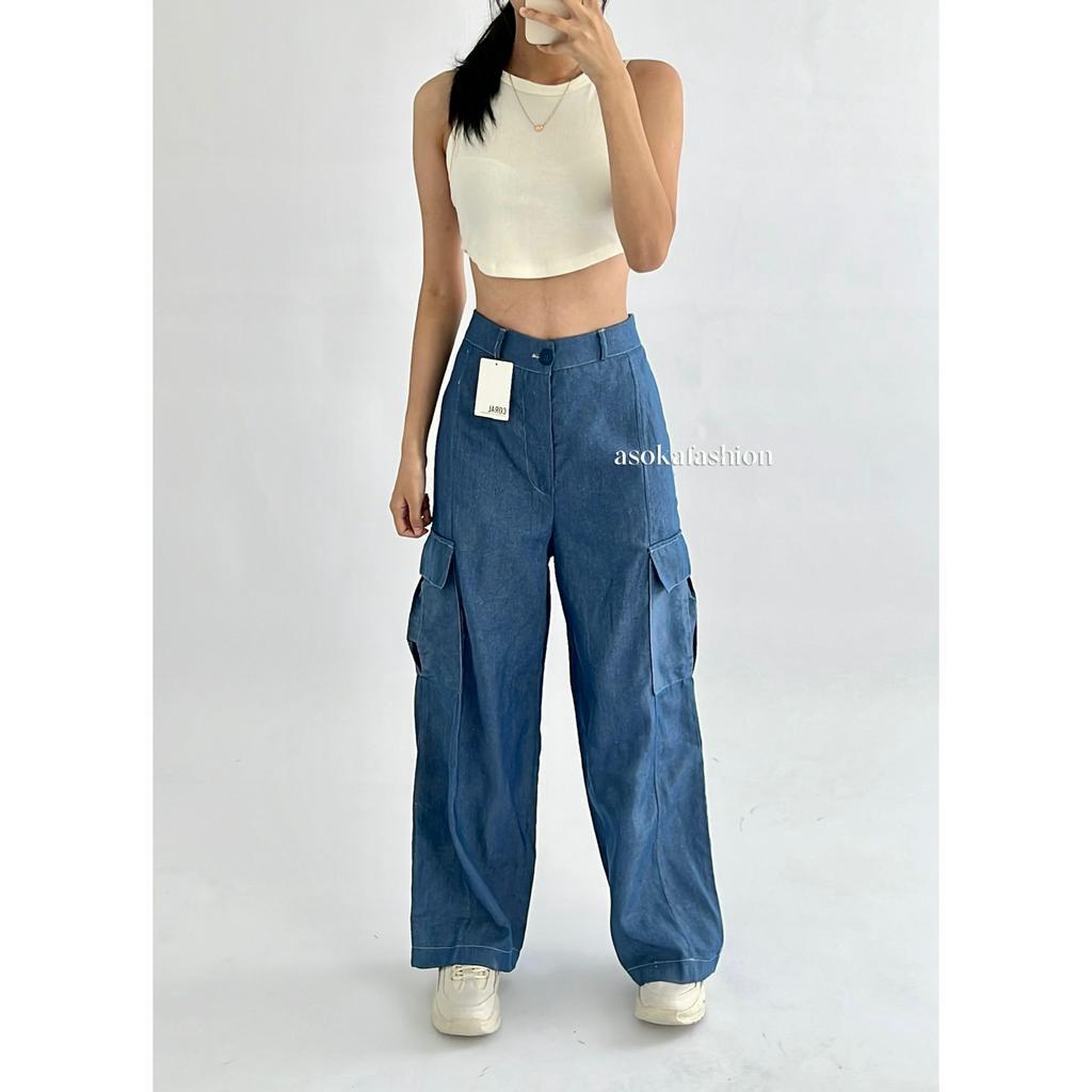 ASOKA Raiden Cargo 2184 - Premium Highwaist Cargo - Loose Pants