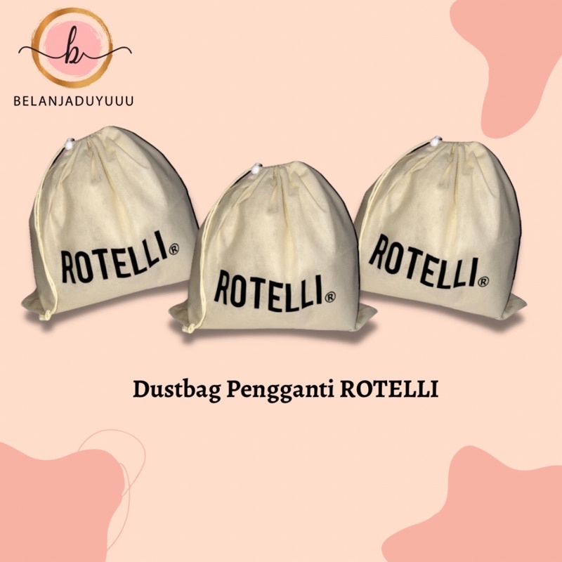 ROTELLI DustBag Pengganti Sarung Tas Pelindung Debu Serut Dust Bag DB Branded