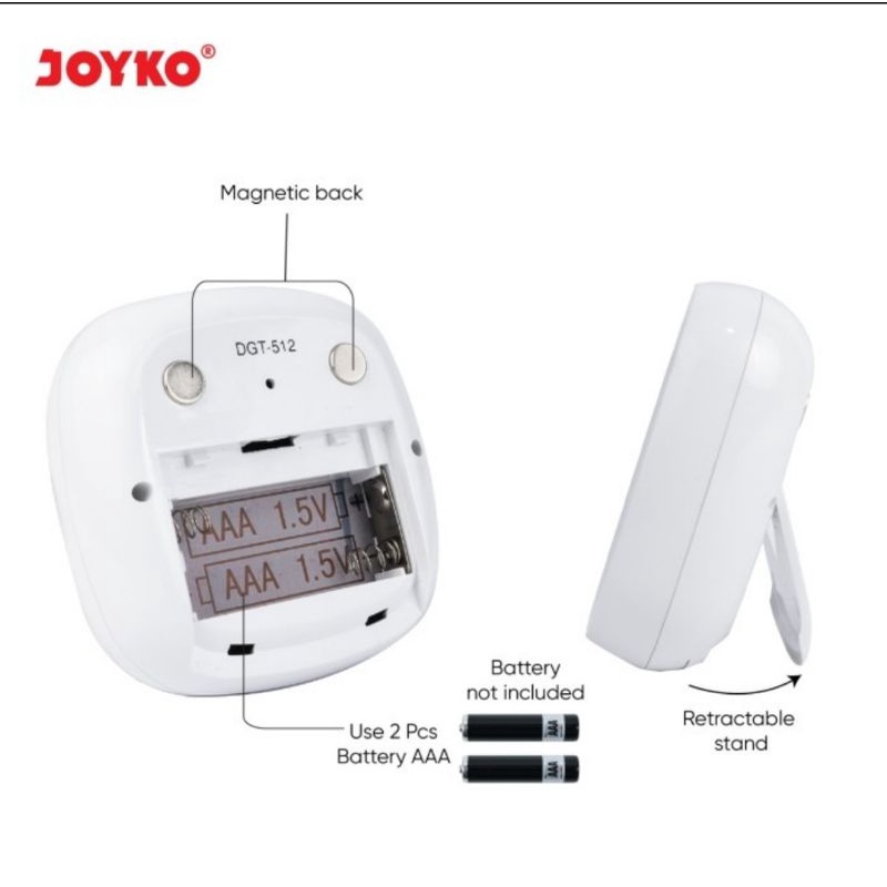 Digital Timer JOYKO DGT-512 - Pengatur Waktu Alarm Masak Dapur DGT512