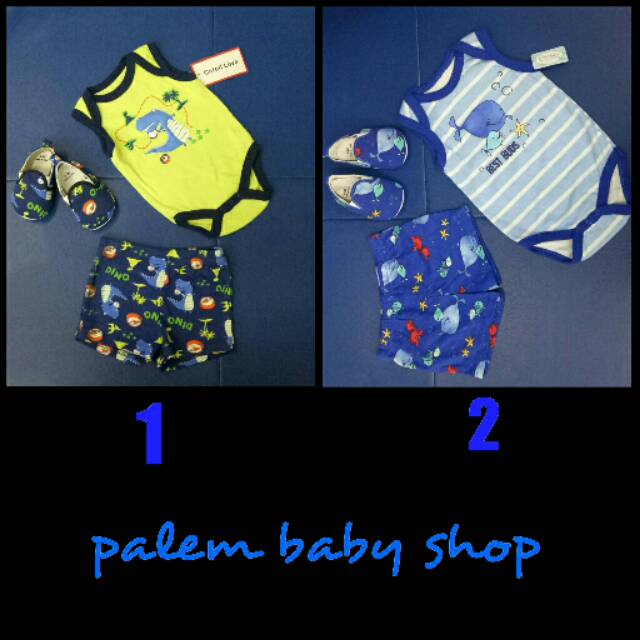 Catell Love Stelan 3in1 Cowok jumper baby 0-3/3-6/6-9 bulan