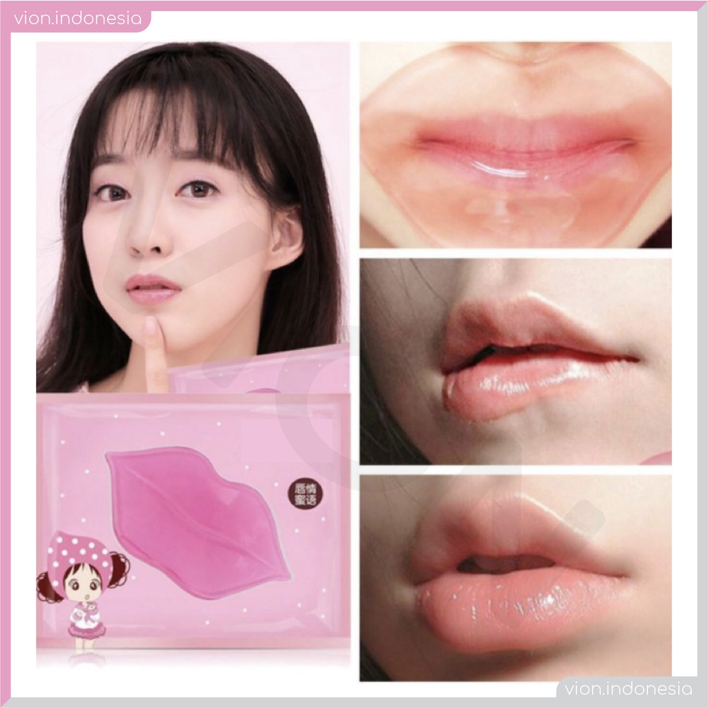 VION Lipmask Lip Mask Collagen Nourish Pelembab Bibir Beotua BA001