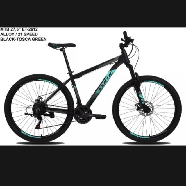 Exotic alloy ET_2612 sepeda gunung MTB 21 sp 27,5