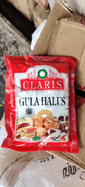 Gula Halus Claris Merah 250gr DUS isi 250 gram x 16pack MURAH