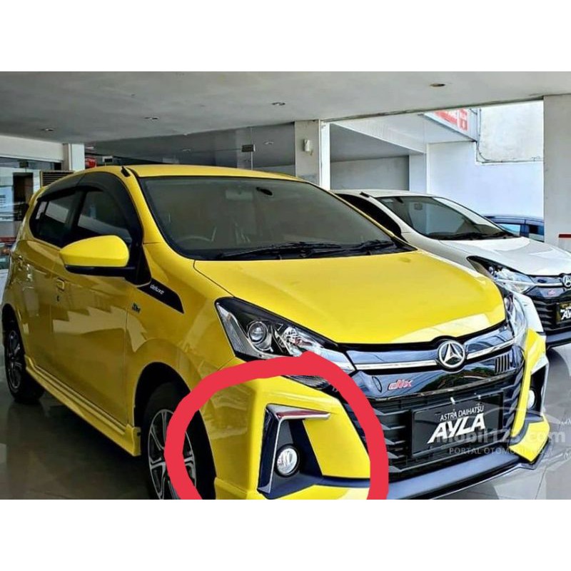 moulding list foglamp ayla 2020 2021 harga 1set