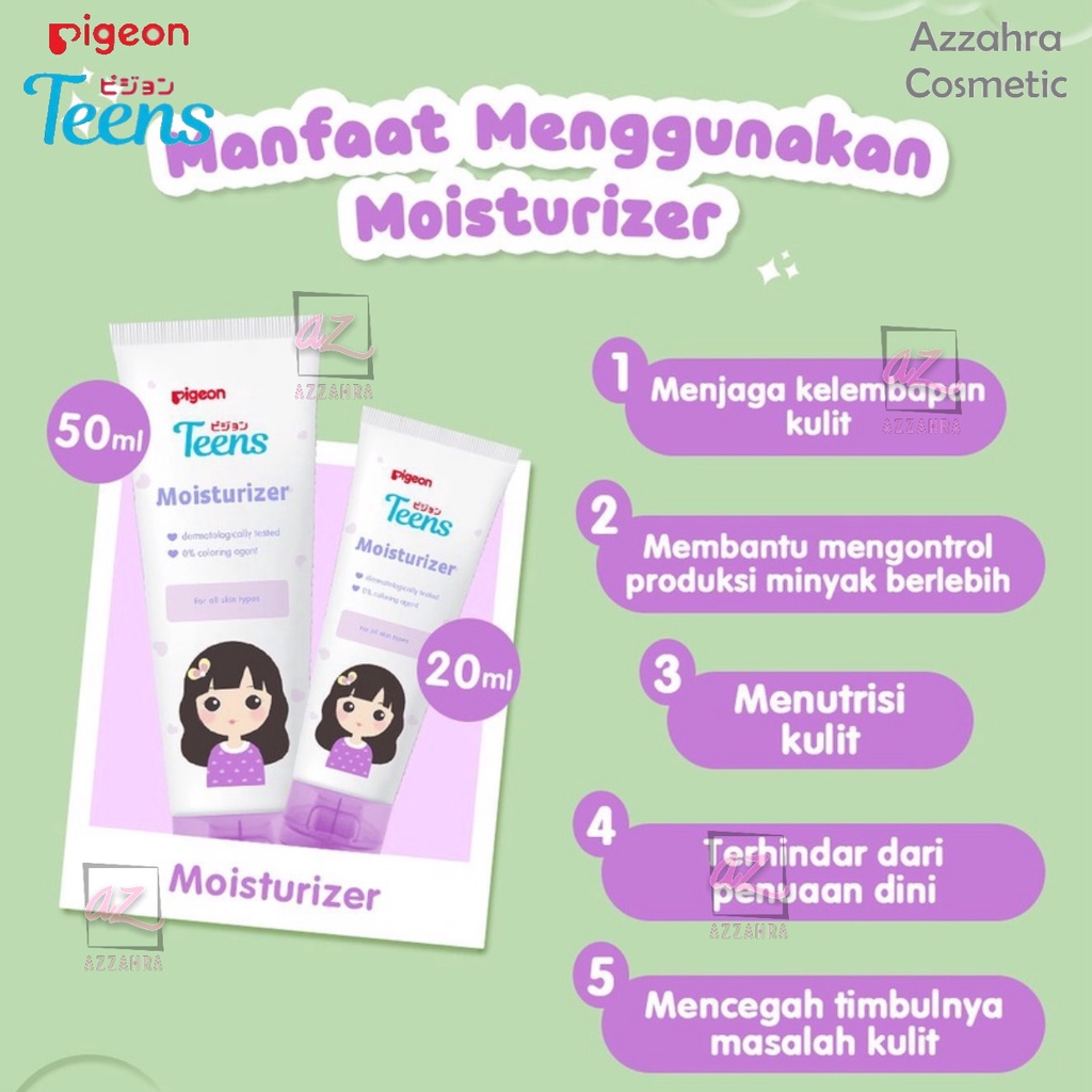 PIGEON TEENS Moisturizer - 20ml / Pigeon Mois / Pigeon pelembap (Perawatan Remaja ) ORIGINAL BPOM