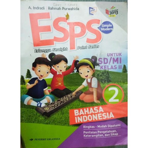 

ESPS Bahasa Indonesia Untuk SD/MI kelas 2, K13 revisi