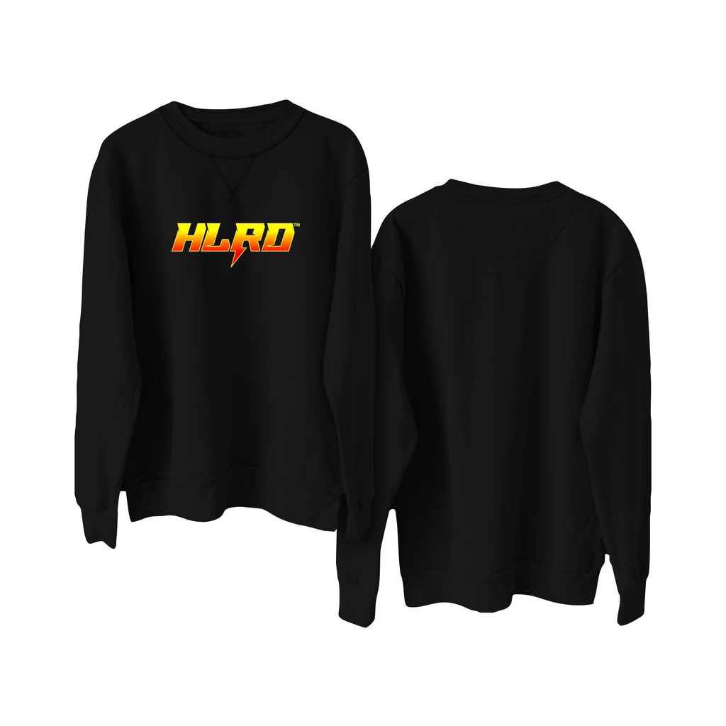 Holyrider Sweter Basic Print Gradasi HLRD || Crewneck sweatshirt sablon DTF  size M - XXL ( Pria &amp; Wanita )