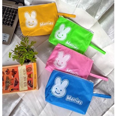 TAS KOSMETIK POUCH SOUVENIR MURAH LUCU MERRIES